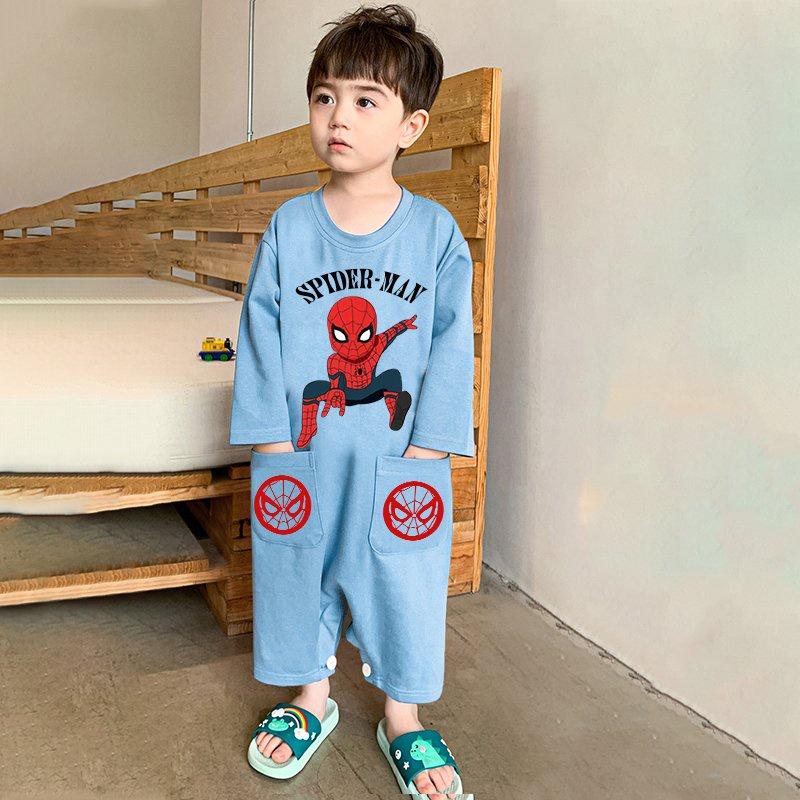 Bộ đồ ngủ dài tay dáng rộng cotton cho bé Magcikids Quần áo bé trai thu đông giữ ấm, thấm hút mồ hôi Bl21002