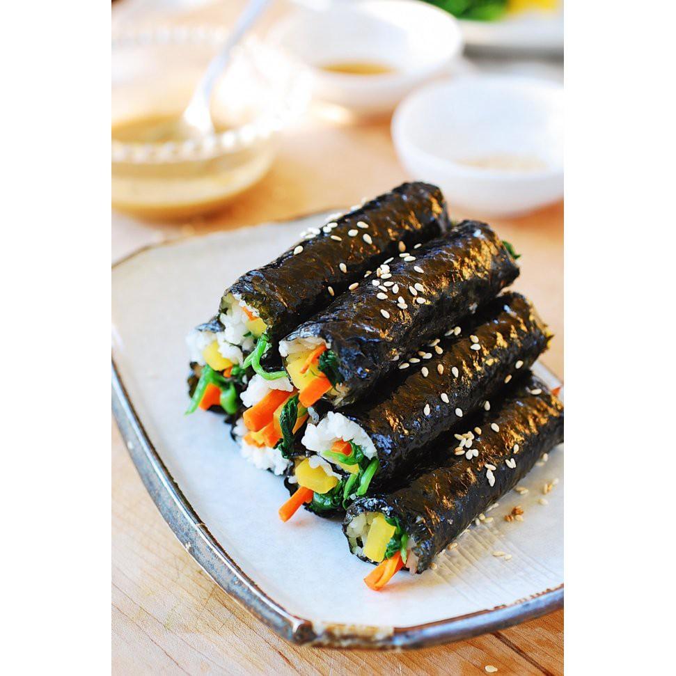 RONG BIỂN SẤY KHÔ ĂN LIỀN CUỘN KẸP VỊ KIM CHI CAY NHẸ THƠM NGON - GOOD&WELL