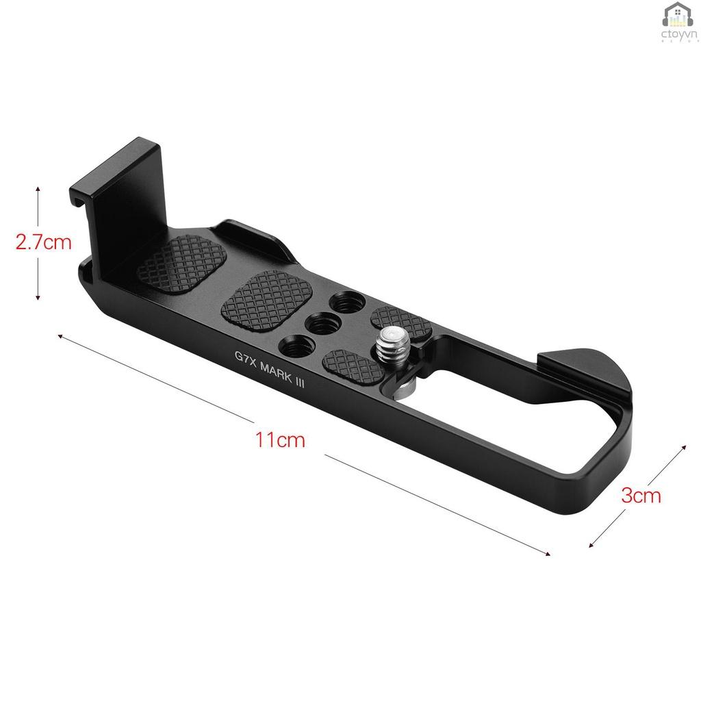 Tấm đế gắn chữ L 1/4 3/8 cho máy ảnh G7X Mark III