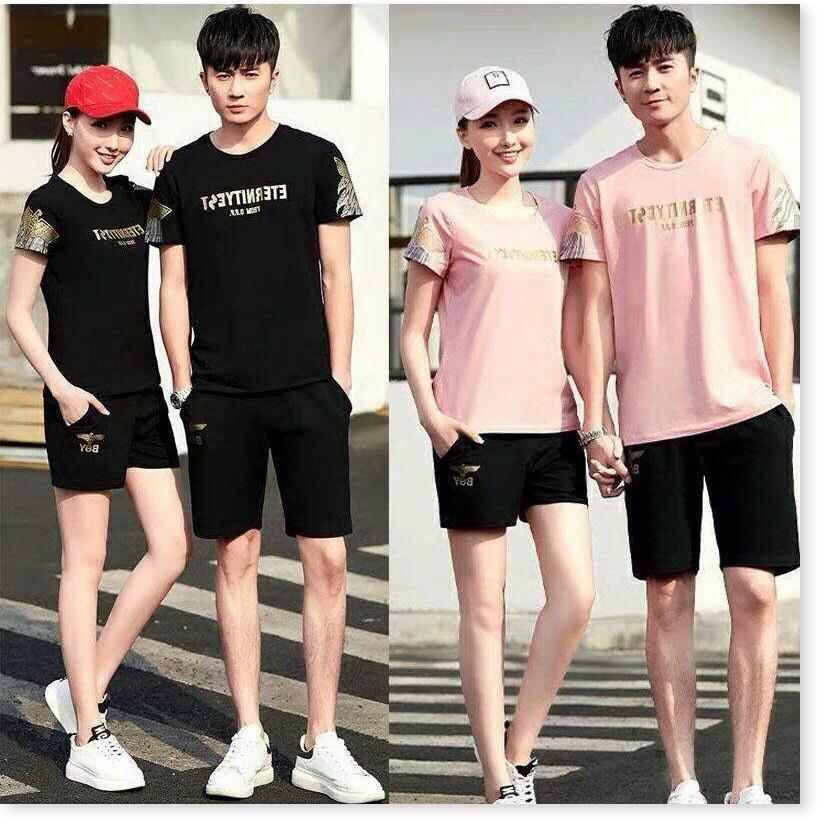 SET BỘ THỂ THAO NAM NỮ MỚI 2021 THỜI TRANG VINA 1HIT FASHION
