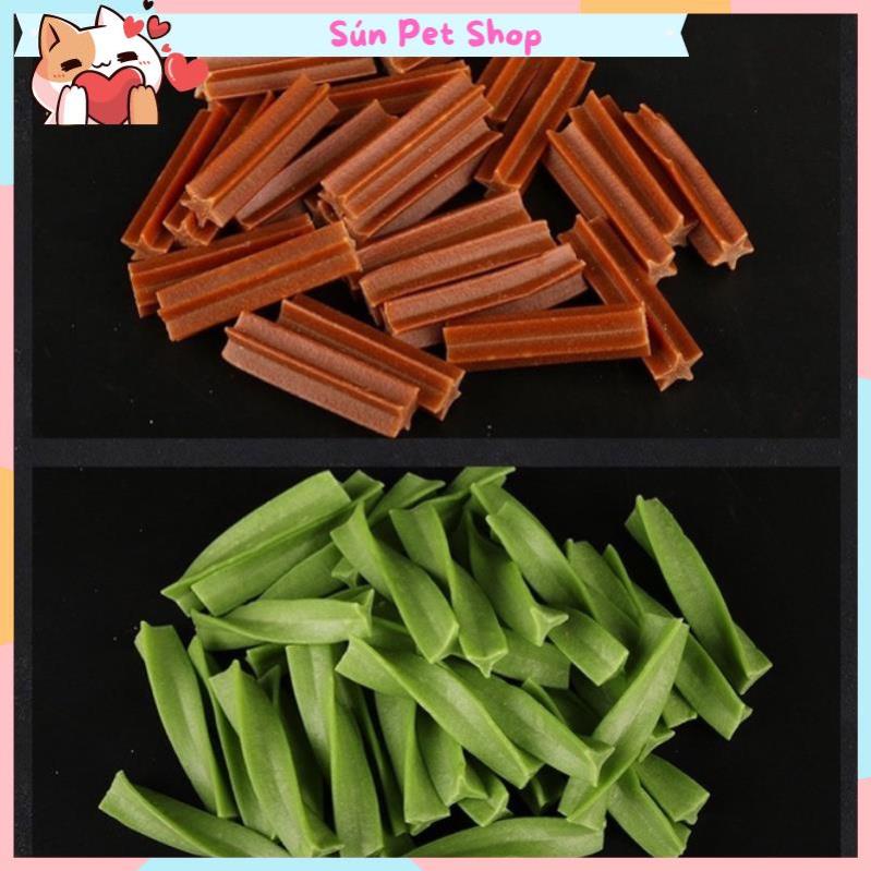 Xương gặm làm sạch răng cho chó Hello Joy gói 800gr