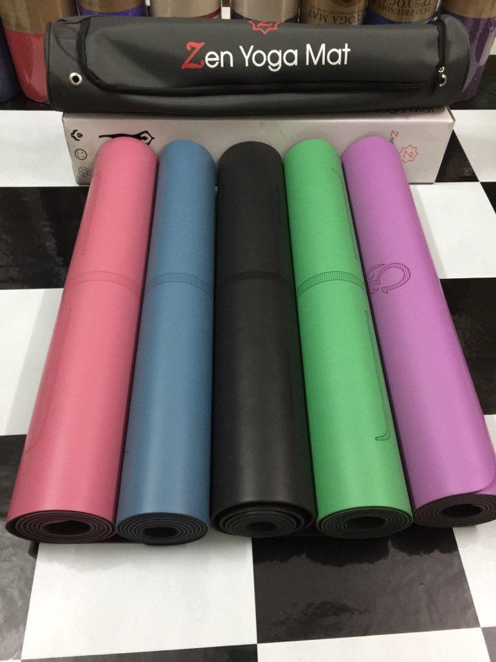 Thảm Tập Yoga Định Tuyến Zen Yoga Mat tặng kèm túi chính hãng