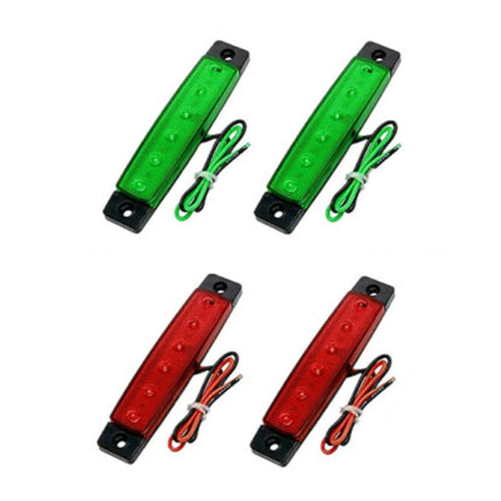 LED Signal Nav Navigation Light Strip Port Starboard Marine Boat Red Green Light