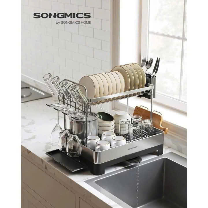 Giá để bát đĩa Songmics KCS032E01 Hàng chính hãng