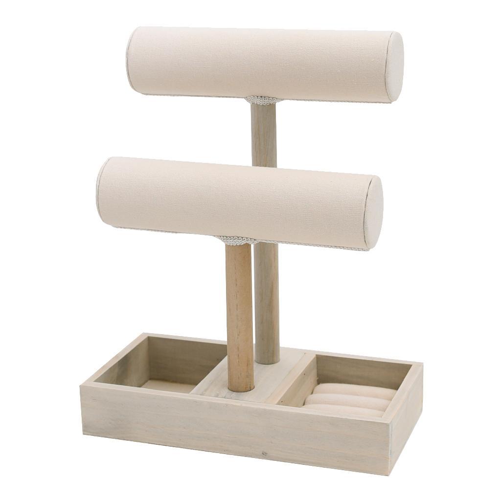 2 Tier  Bracelet Jewelry Stand Display With Basic Jewelry Holder Tay