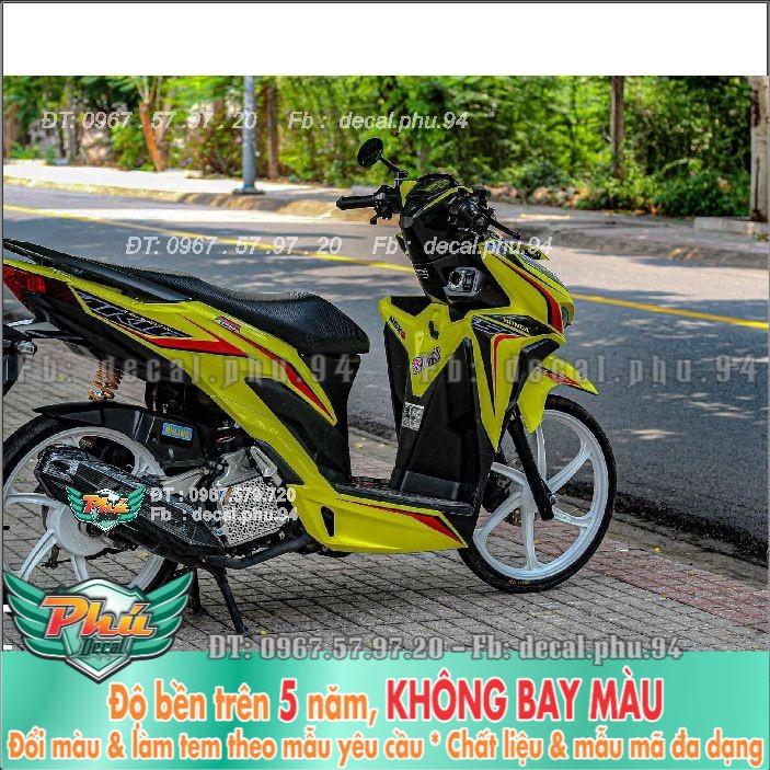 Tem rời Vario Vàng đen đỏ  -1