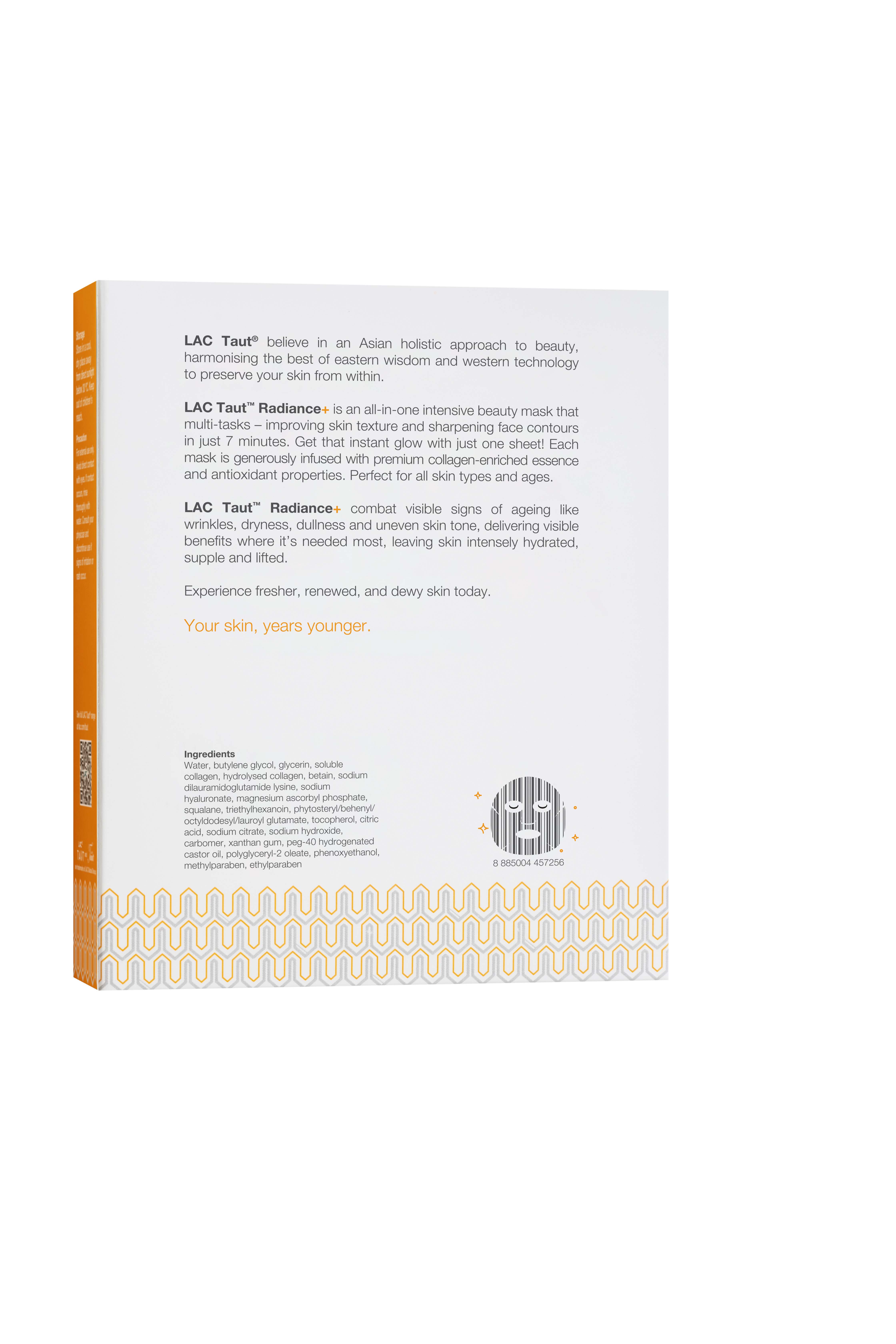 MẶT NẠ BỔ SUNG COLLAGEN LAC TAUT RADIANCE+ PREMIUM (5 MIẾNG)