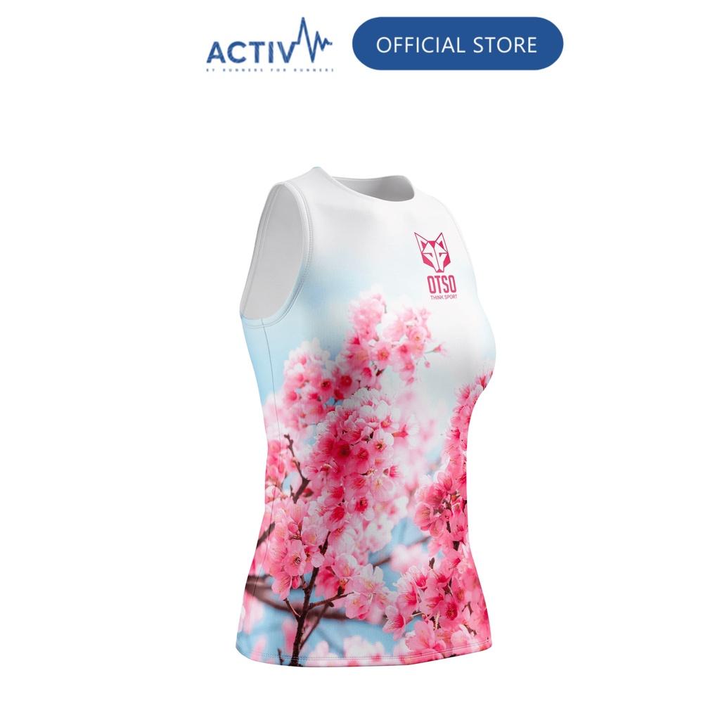 Áo Chạy Bộ Nữ OTSO Camiseta Sin Manga Mujer Almond Blossom Tank Top