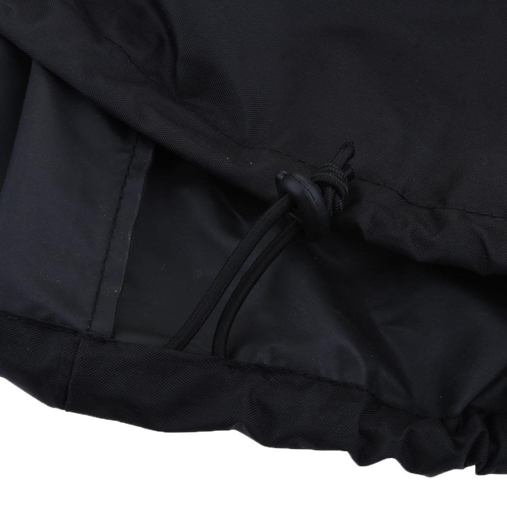 Black Waterproof Marine Boat Outboard Motor Protector Cover