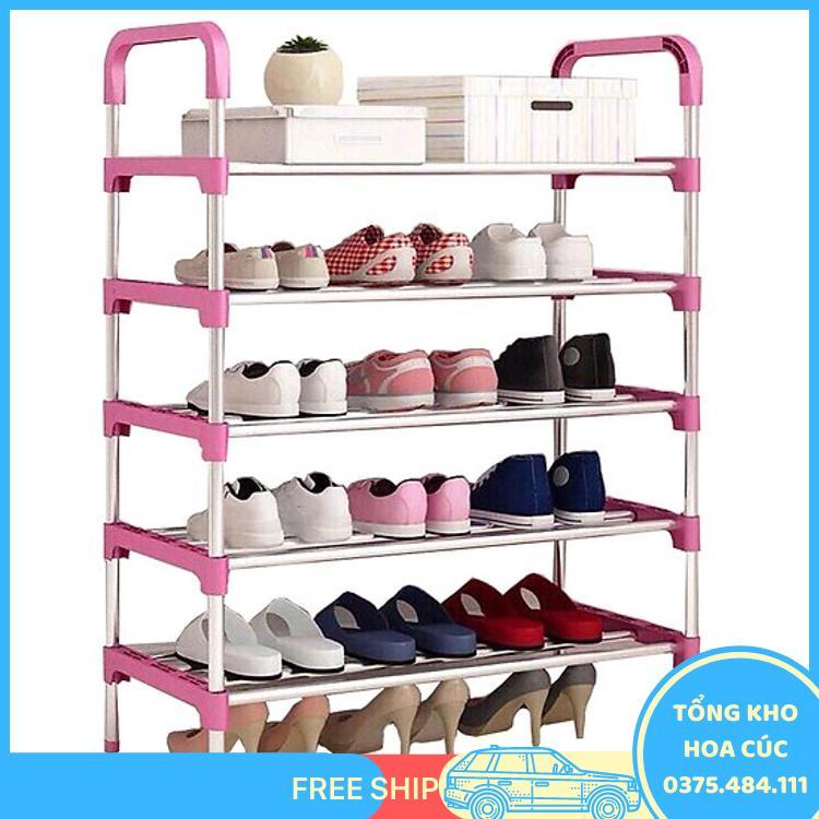 Kệ Giày Dép 5 Tầng Inox Cao Cấp K88 - Vận Chuyển Miễn Phí Toàn Quốc