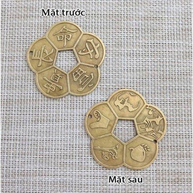 ĐỒNG TIỀN xu HOA MAI bằng đồng