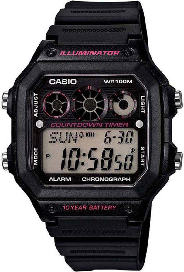 Đồng hồ nam dây nhựa Casio AE-1300WH-1A2VDF