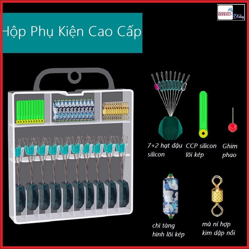 Hộp Phụ kiện Câu Cá Làm Dây Trục Câu Đài Cao Cấp HPK10 -Sanami Fishing - 3S