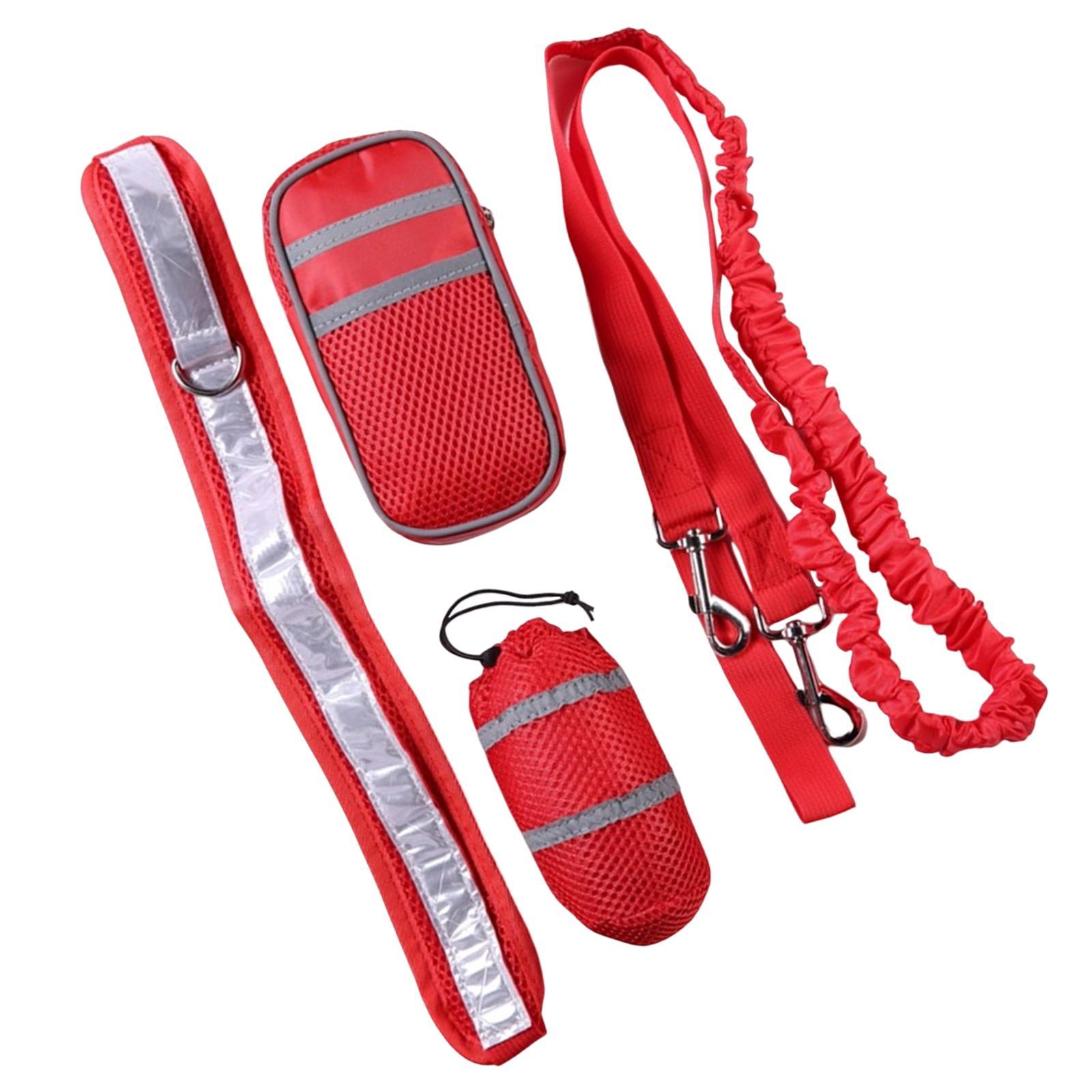 Running Dog Leash Hands Free Reflective Reflective Dog Traction Rope