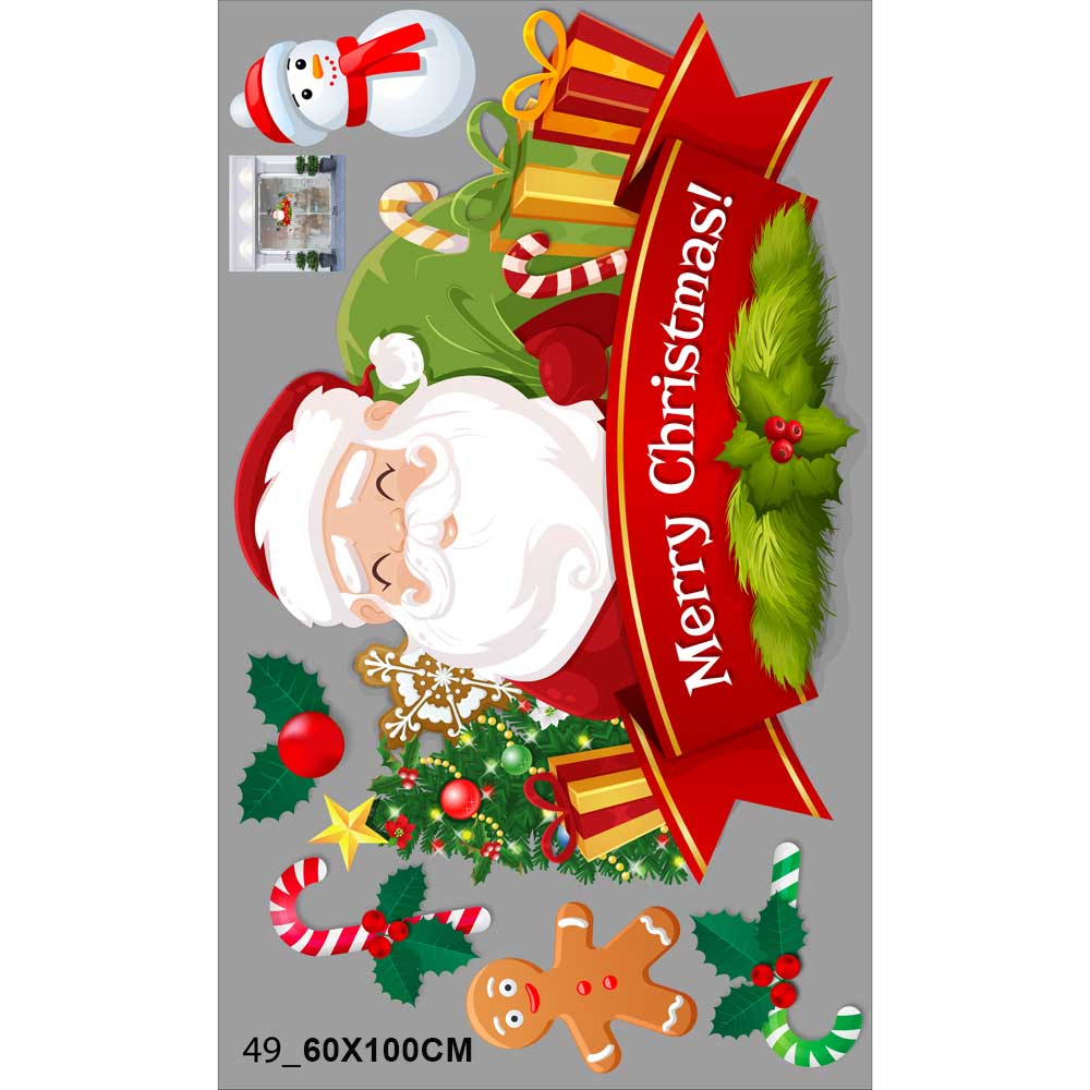 DECAL TRANG TRÍ NOEL 2021 COMBO SỐ 70