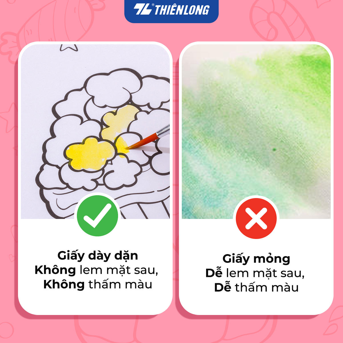 Sổ tay Flash Card họa tiết trang trí Thiên Long Colokit - Tặng kèm màu nước dạng nén