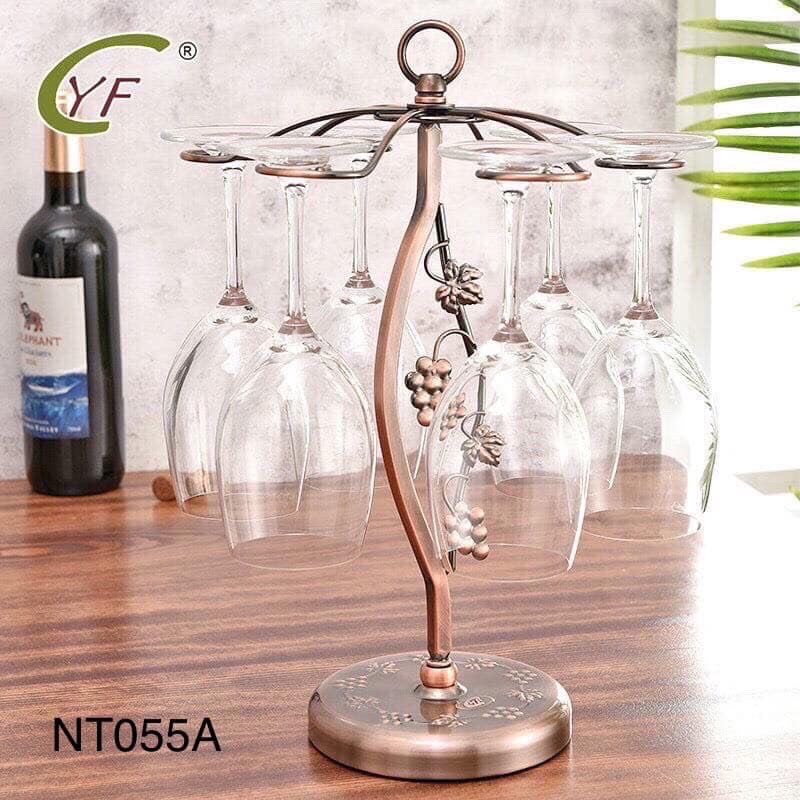 Giá Treo Loại 6 Ly Rượu Vang Màu Đồng NT055A
