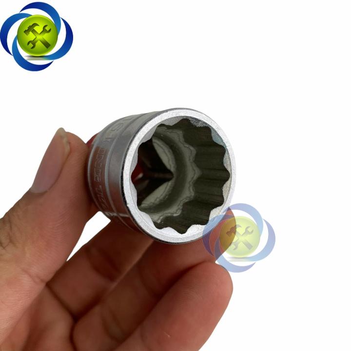 Tuýp 13/16 hệ inch 1/2 Kingtony 433026S loại ngắn 12 cạnh màu trắng 20.63mm