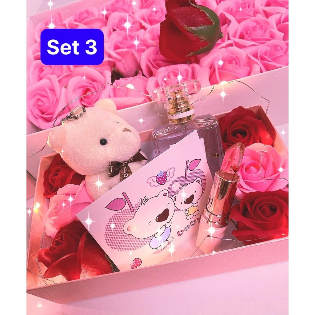 Set Quà Tặng 8/3, 14/2, valentine, quốc tế phụ nữ cho người yêu và mẹ, Quà tặng dành cho nữ, Hộp quà tình yêu đặc biệt