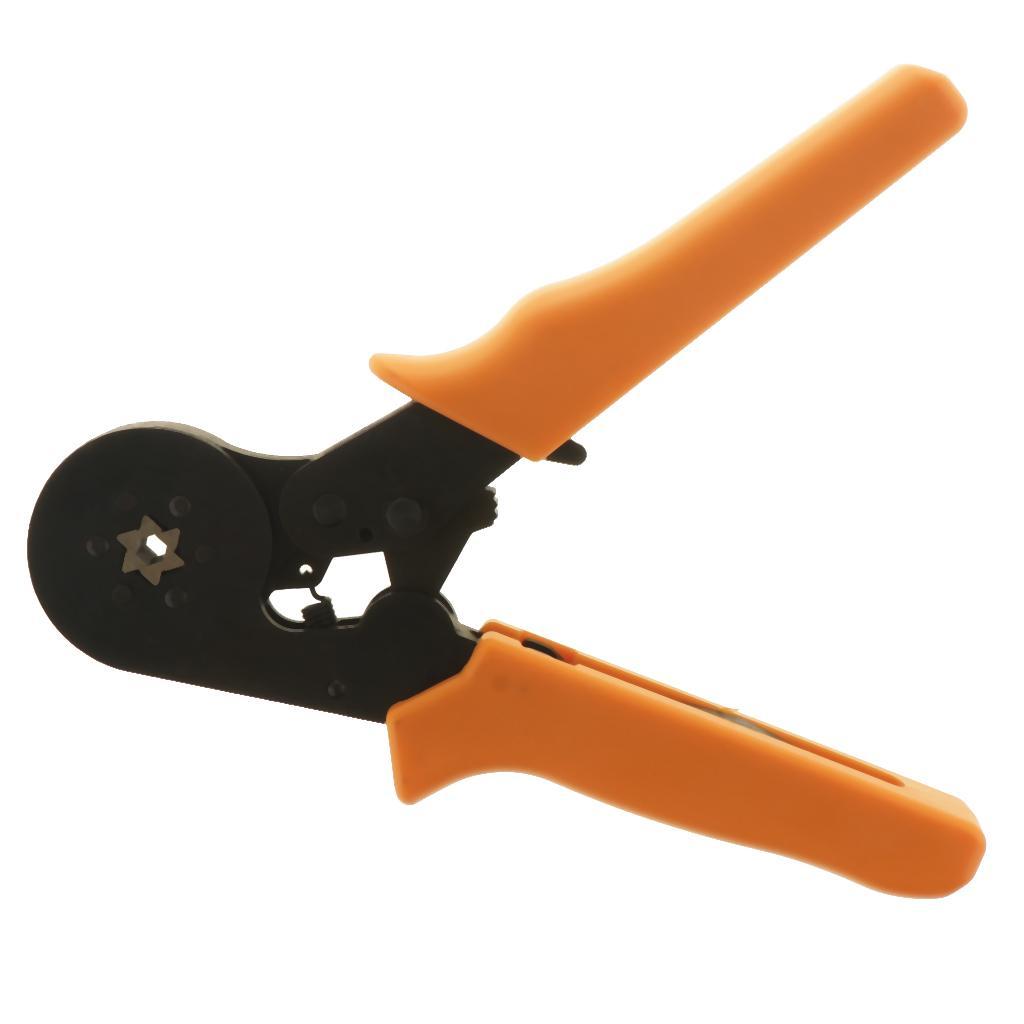 Ratcheting Wire Terminal Crimper For Gage Wire Ends Ferrules D AWG23-10, providing you with easy operation and sturdy crimping