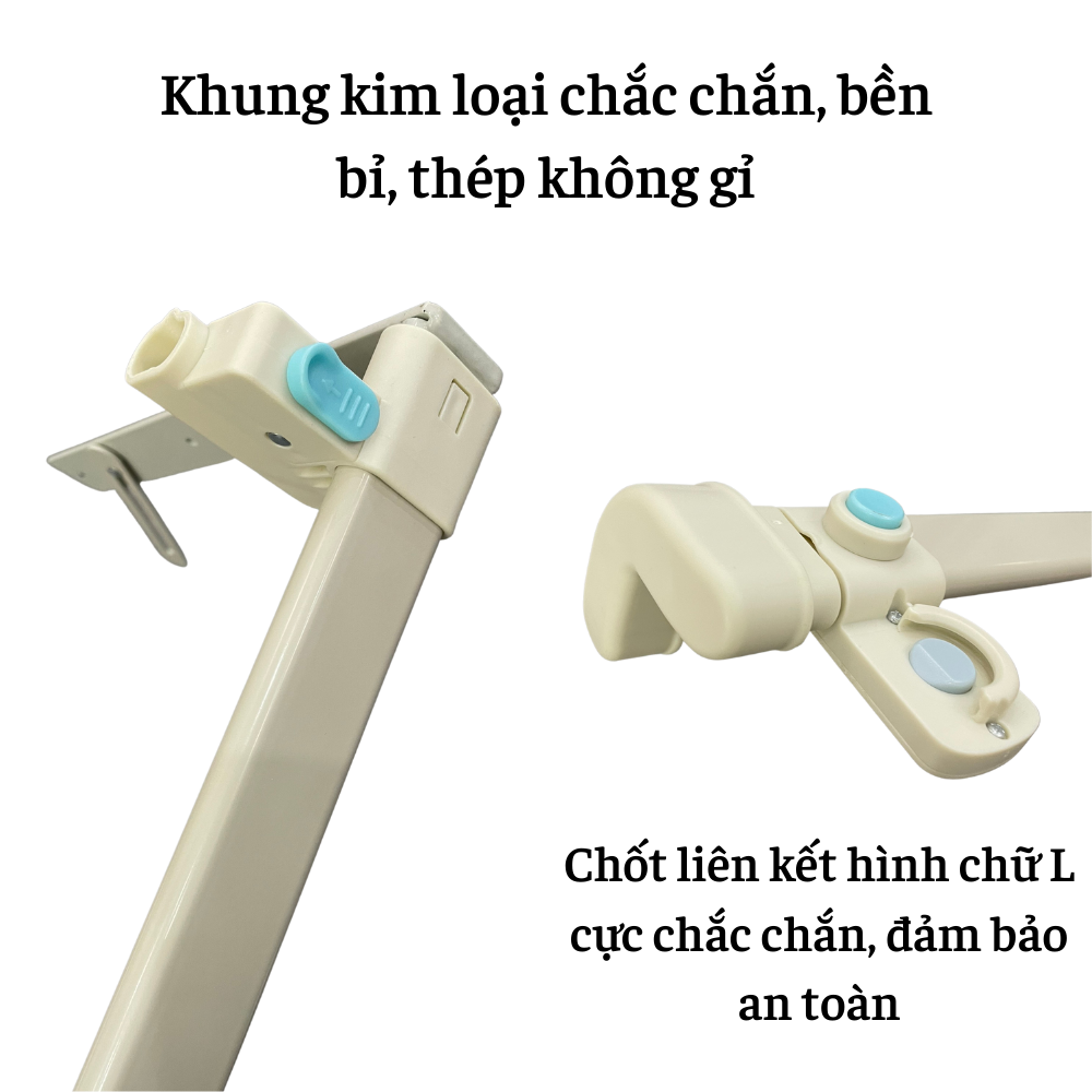 Thanh chắn giường điều chỉnh độ cao Mastela 015 hình dễ thương 2.0M/1.8M