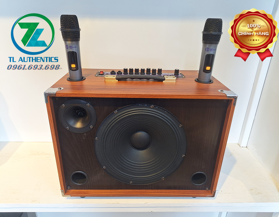 Loa Xách Tay C M audio Model CM-10 bass 25 8 nút điều chỉnh Vỏ gỗ sơn bóng mặt lưới kim loại hàng chính hãng nhập khẩu mẫu mới nhất 2024 bảo hành 6 tháng
