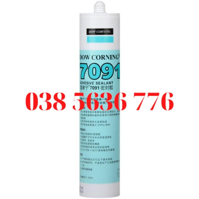 Dow Corning 7091 Silicone DC7091, Keo Điện Tử, Keo Dán Kính Silicone 310Ml