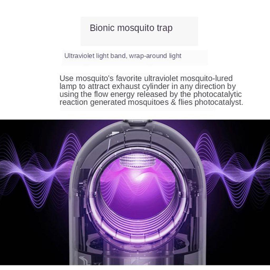 Electric Trap Anti Insect Killer Bug Zapper LED Mosquito Trap Lamp Blue