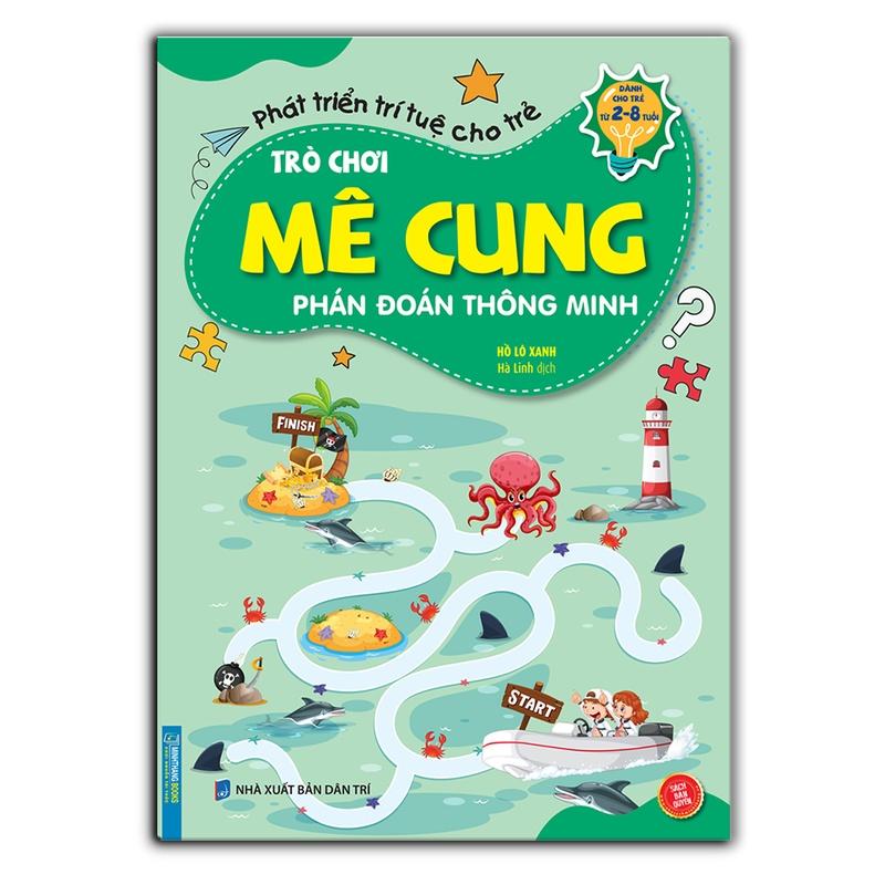Sách - Combo Trò chơi mê cung - Thử thách tư duy & Phán đoán thông minh