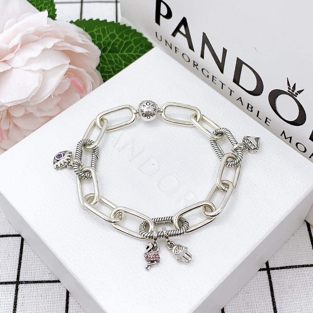 Vòng bạc charm Me chuẩn bạc S925 ALE Cao Cấp - Charm Bạc S925 ALE thích hợp để mix cho vòng bạc Pan - Mã sản phẩm DJJ288