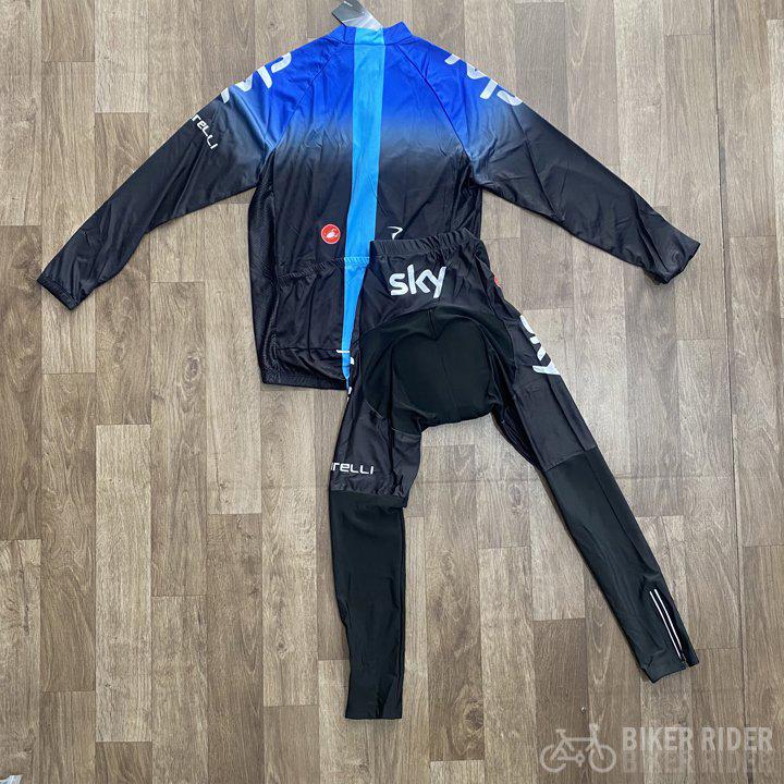 Quần áo đạp xe , Bộ quần áo xe đạp SKY dài tay PKXD-1148