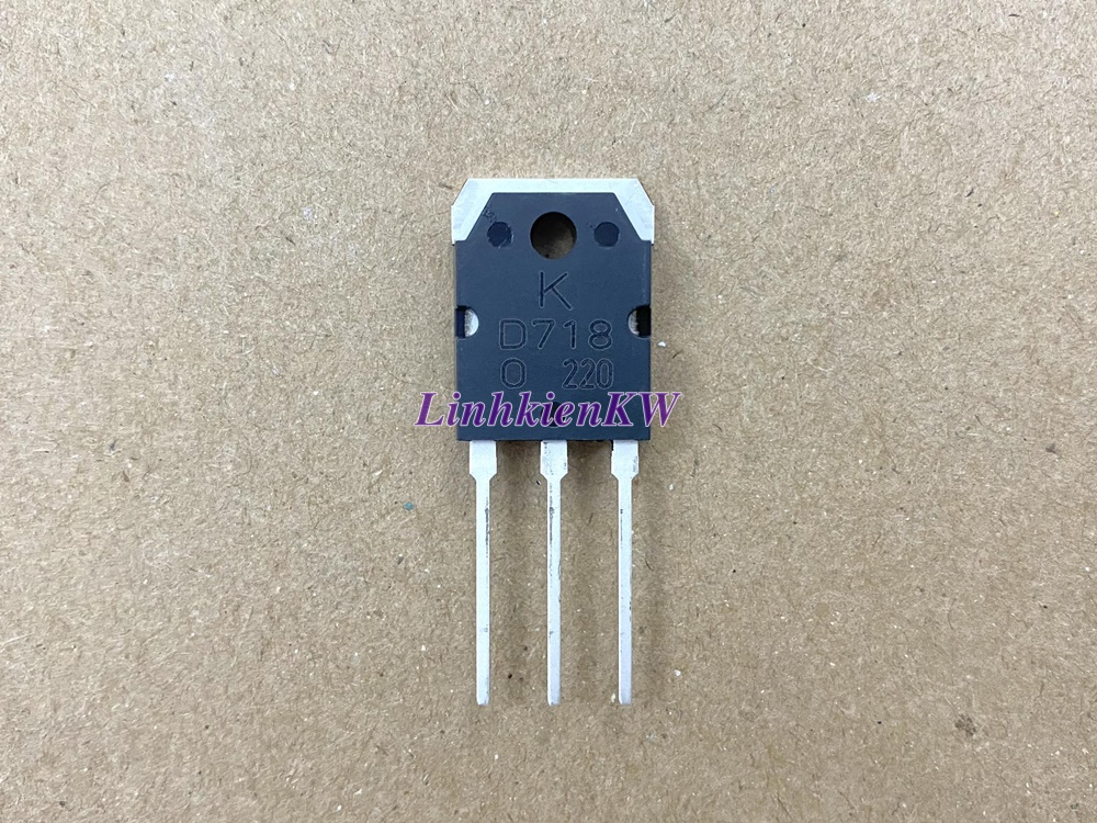 Transistor D718 KD718 2SD718 Lưng Đồng, Mới Chính gốc 100%.