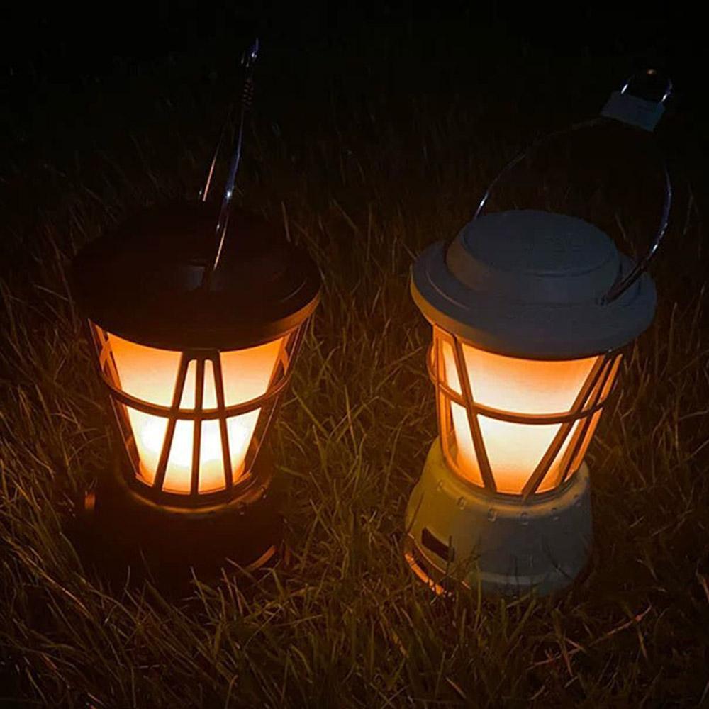Đèn treo ngoài trời cung cấp ánh sáng khẩn cấp có thể sạc lại, độ sáng có thể điều chỉnh