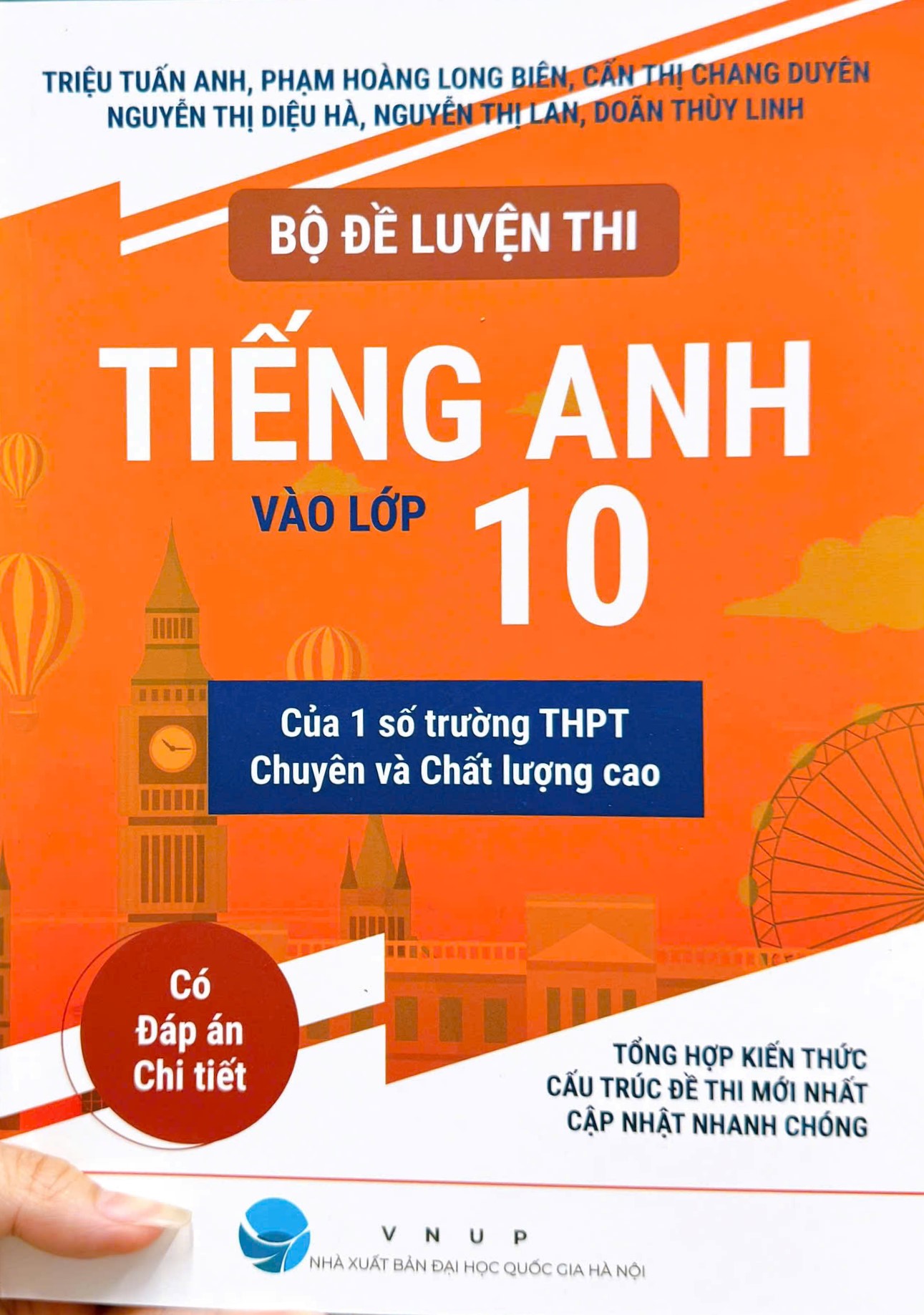 Sách - Bộ Đề Luyện Thi Toán + Ngữ Văn + Tiếng Anh Vào Lớp 10 Của Một Số Trường Chuyên Và Chất Lượng Cao