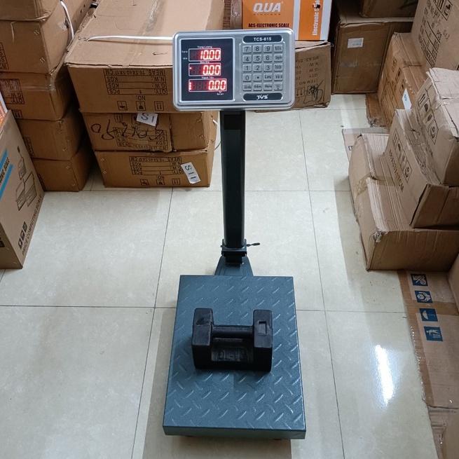 Cân tính tiền điện tử cân bàn TCS - 615 ( 100KG &amp; 150KG ) dùng cho cân hàng hóa kho bãi