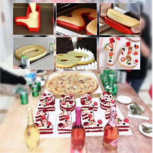 Bánh Chảo Silicone Số Lớn Số 3 Nướng Bánh Nướng Bánh Kỷ Niệm Sinh Nhật Bánh Sinh Nhật 20 x 25 cm