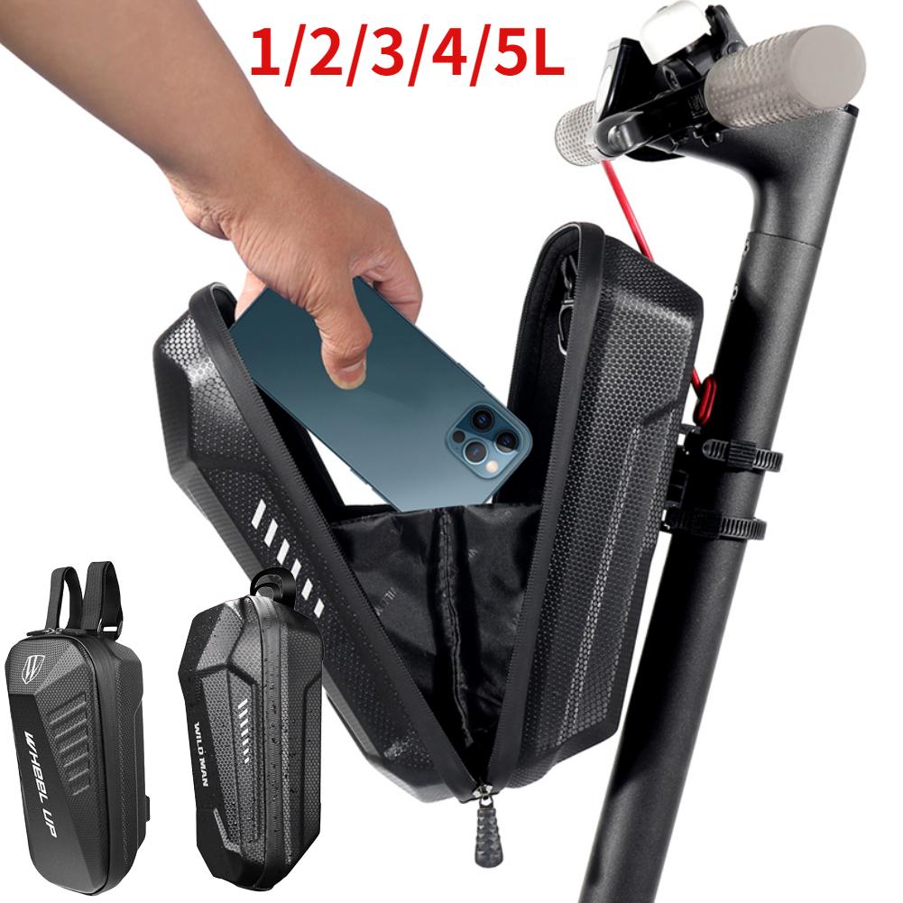 Túi phía trước 1/2/3/4/5L Túi chống điện cho Xiaomi M365 Waterproof PU Eva Hard Shell Túi đựng Túi đựng Túi lưu trữ treo Color: 3L Storage Bag 09