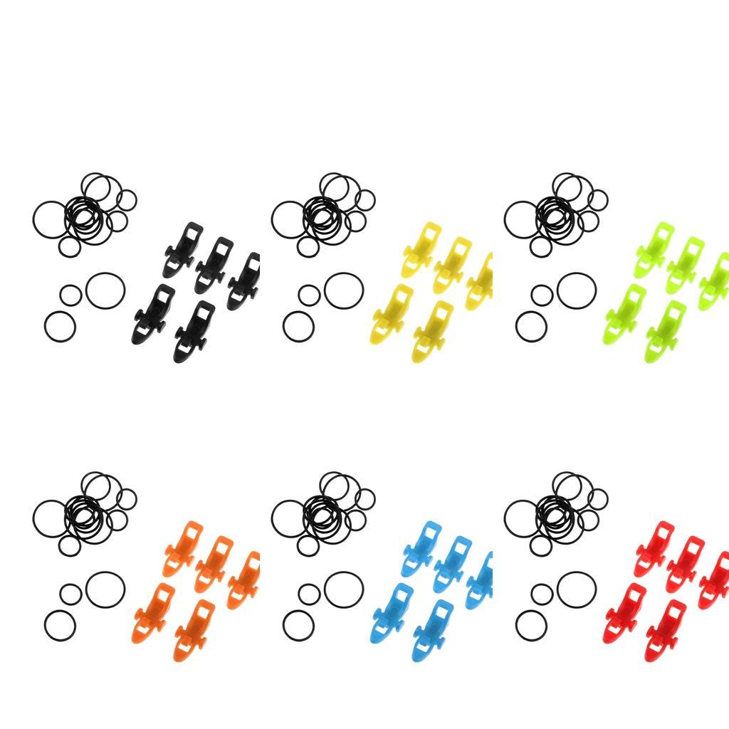 5 Pieces Fishing Hook Adjustable Rod Pole Lure Treble Holder Hang Hooks Bait