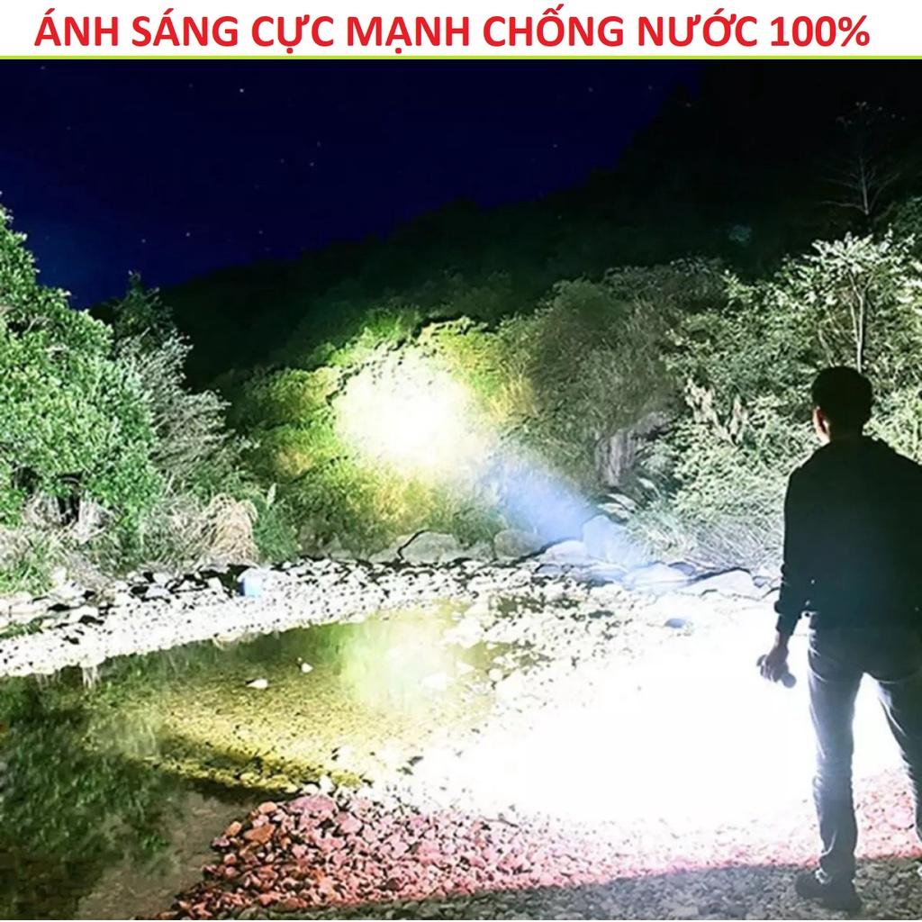 Đèn pin siêu sáng công suất lớn Led breo 998000LM Cầm Tay Có Đèn 1 Bên