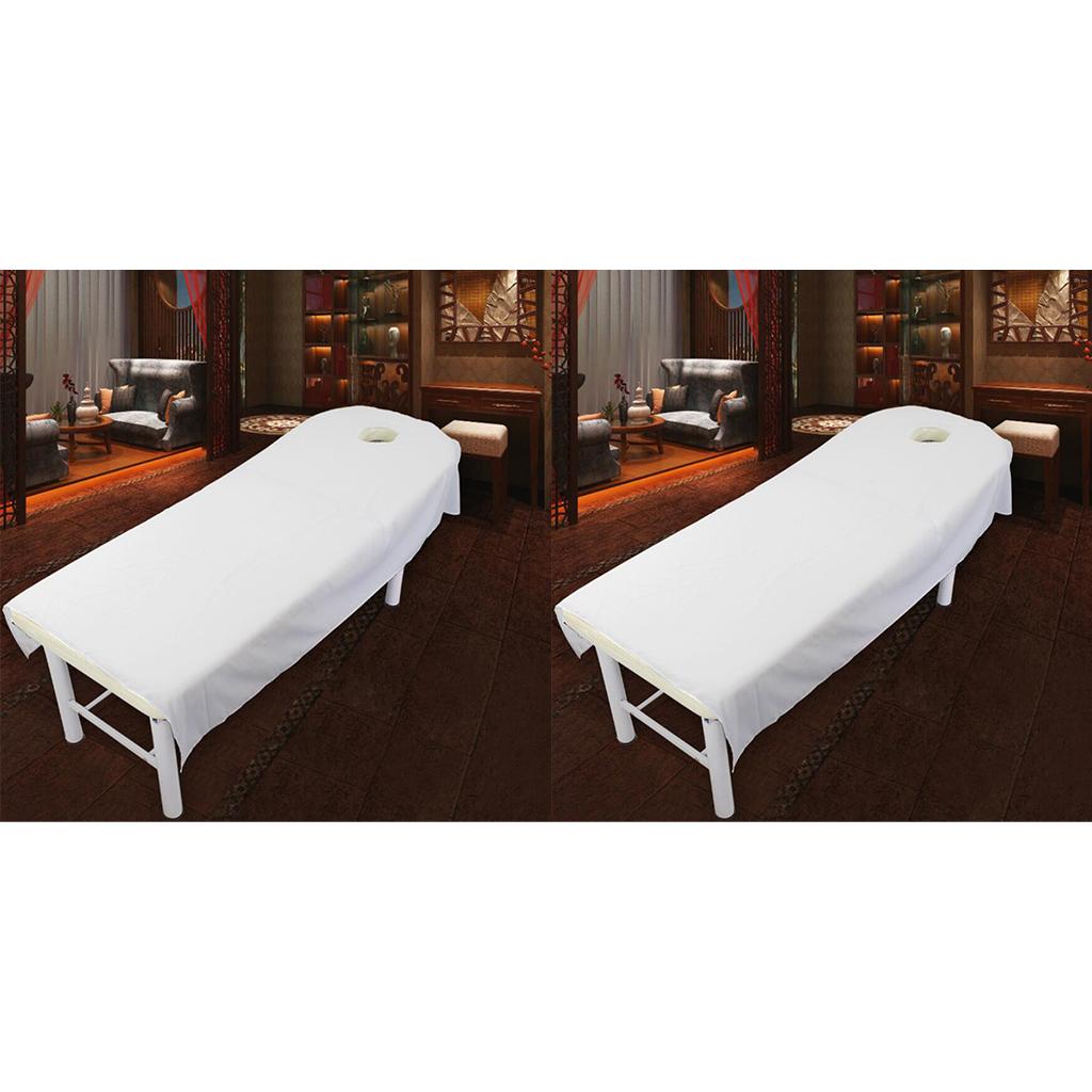 2-in-1 SPA Massage Treatment Bed Cover White