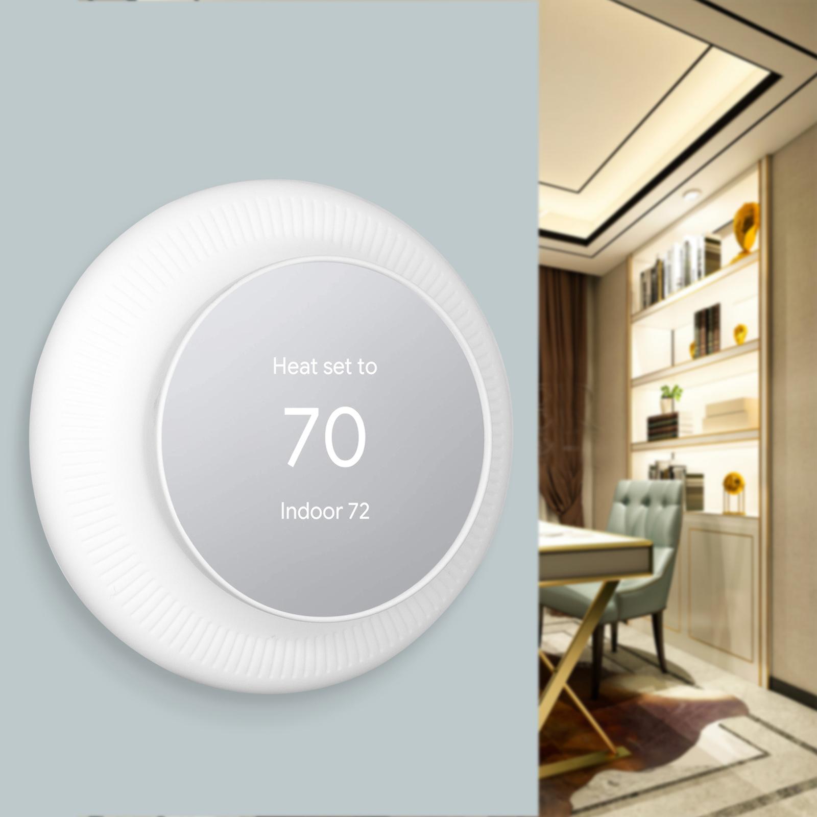 Bộ cảm nhiệt dễ dàng cài đặt bằng silicon dễ chịu thay thế Google Nest Thermostat