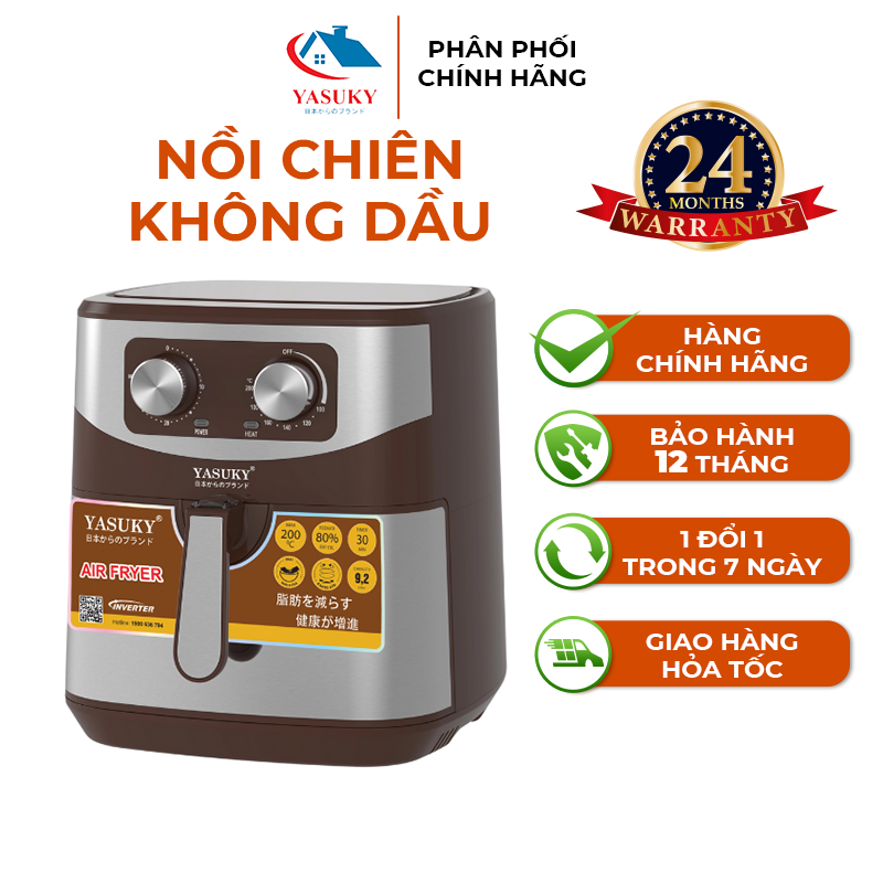 Nồi Chiên Không Dầu YASUKY YK-92 (9.2 lít) - Hàng Chính Hãng