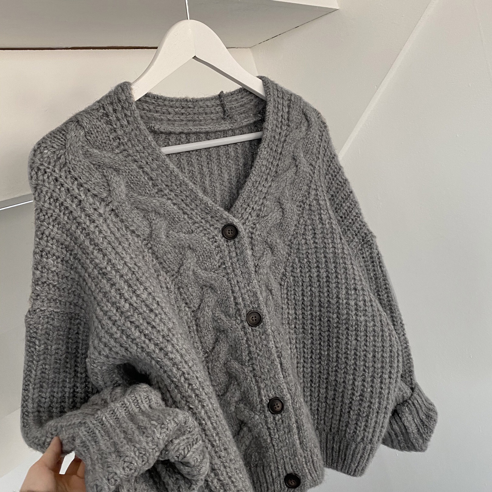 Áo khoác len cardigan ulzzang hàn quốc