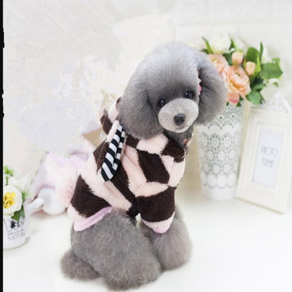 Stuffed Pet Dog Jacket Puppy Cosplay Clothes Warm Sweater Coat
