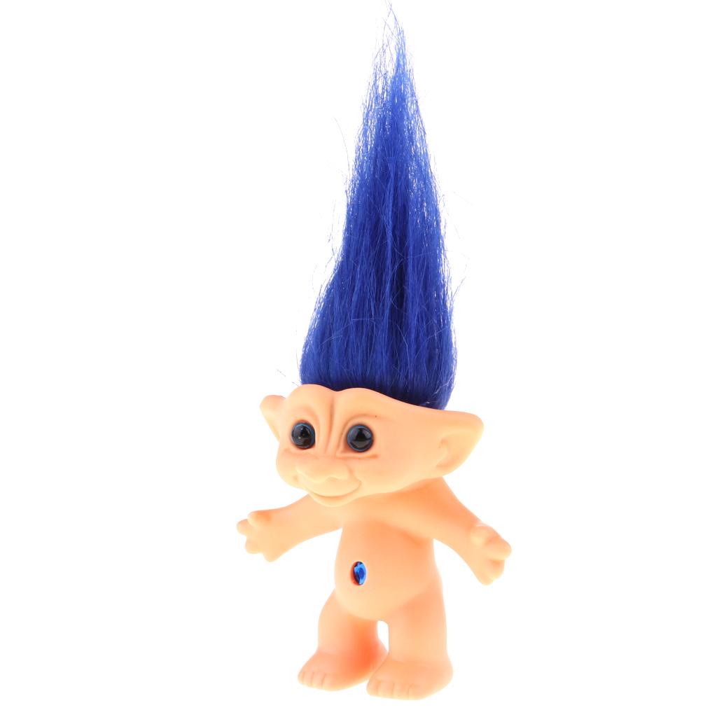 Dollhouse Miniature Nude Troll Doll Leprocauns Figures Kid School Project #B