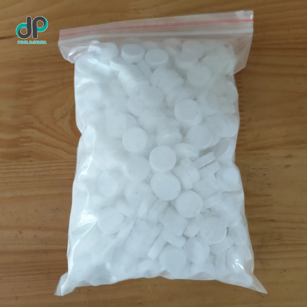 1kg Clorin viên 2gram - Viên sủi TCCA 2g diệt khuẩn, xử lí nước bể bơi, nuôi trồng thủy sản