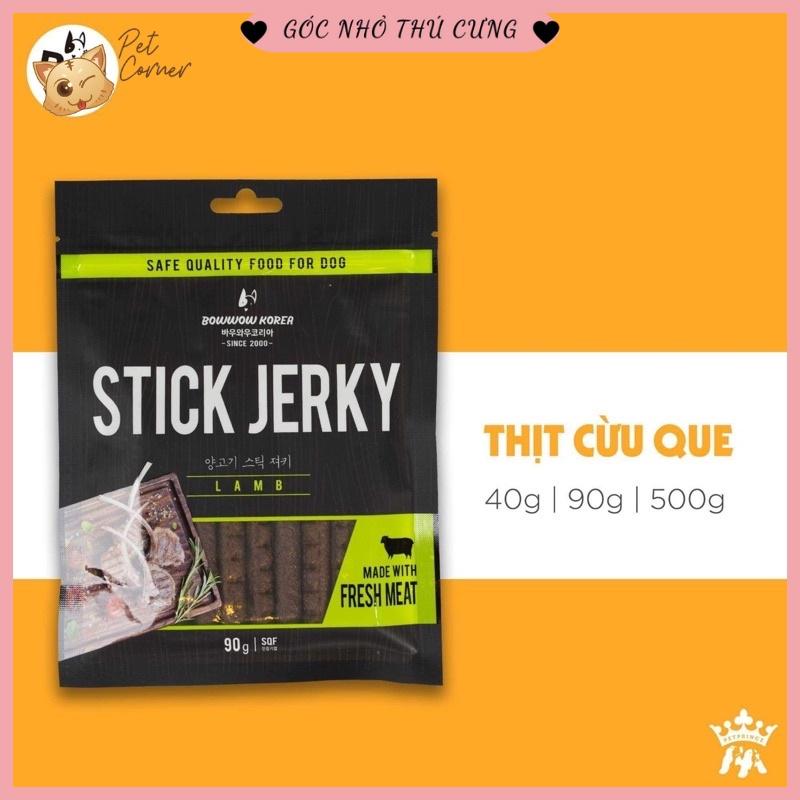 Thịt que mềm Bowwow Stick Jerky cho chó - Bánh thưởng cao cấp cho thú cưng