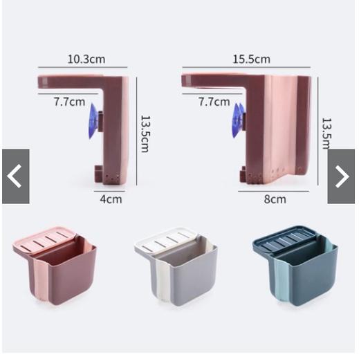 Rổ lọc rác giỏ lọc rác khay đựng rác đồ ăn thức ăn thừa treo bồn rửa bát rửa chén bằng nhựa gấp gọn