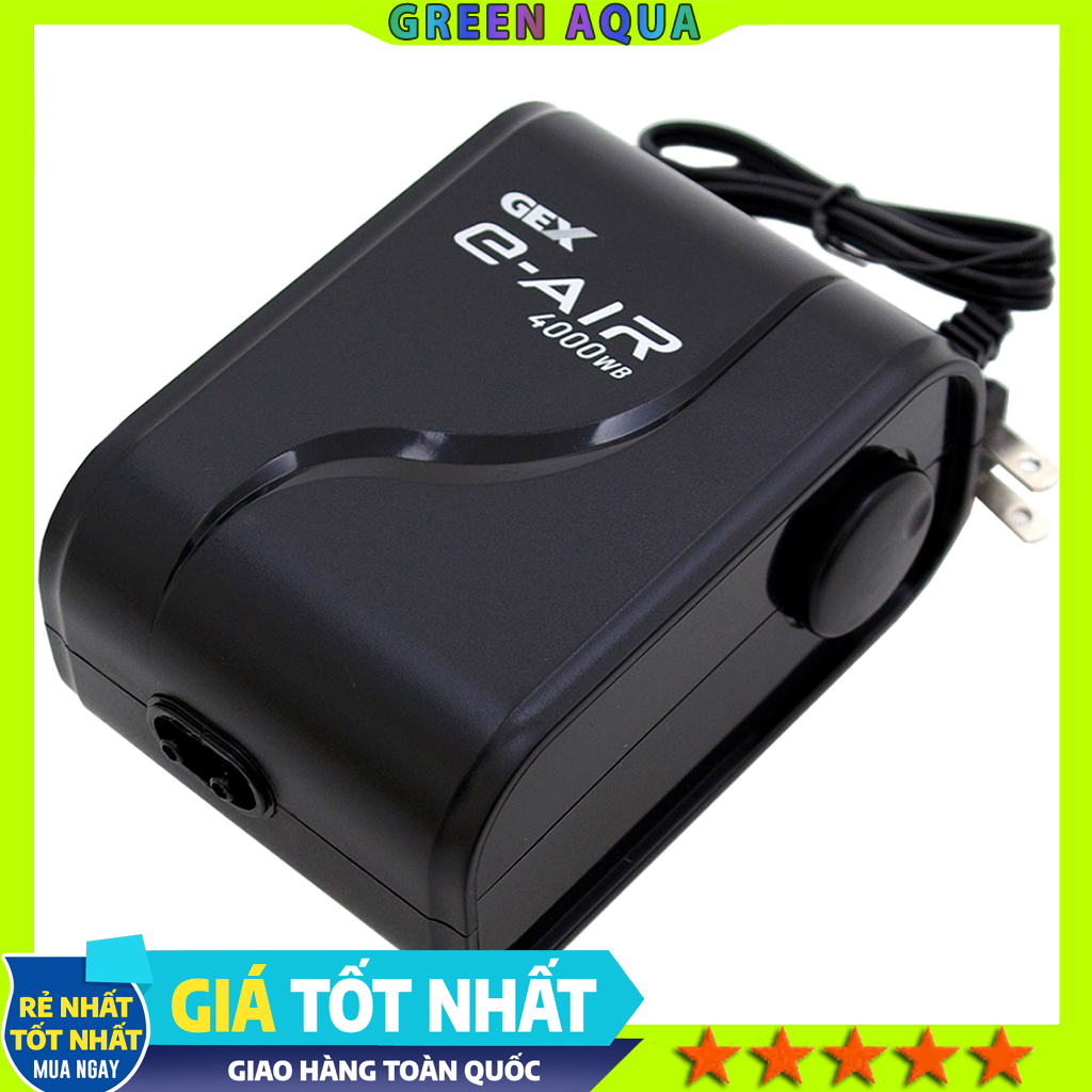 GEX - E-Air Pump 4000WB | Máy bơm sủi Oxy siêu êm cho hồ thuỷ sinh, hồ cá biển san hô