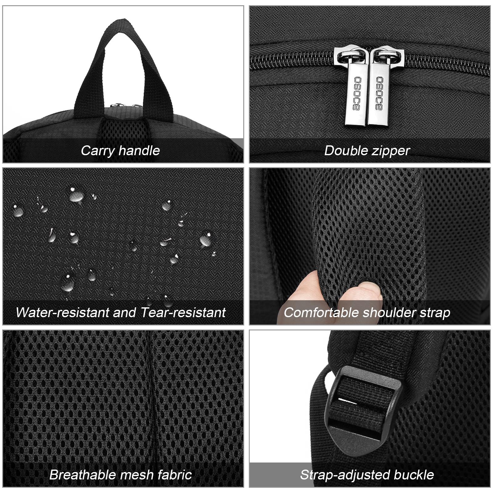 Balo laptop được thiết kế để bảo vệ máy tính xách tay, có đệm bên trong chất liệu polyester nhẹ, chống nước, chống trầy xước và độ bền cao